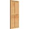 Ekena Millwork Framed Board-n-Batten Shutters, Rough Sawn Western Red Cedar, 21 1/2W x 49H, PR RBF06S21X049RWR - alternate 2